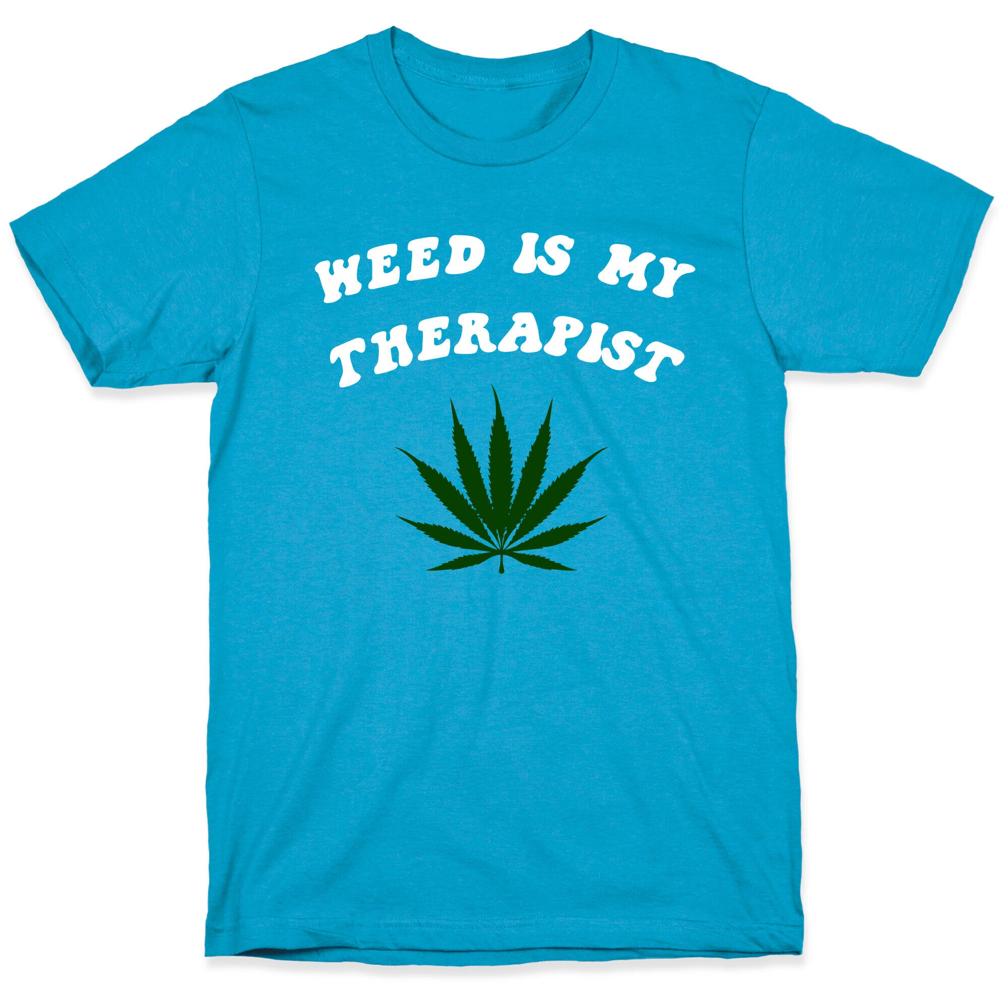 Weed Is My Therapist Unisex Triblend Tee